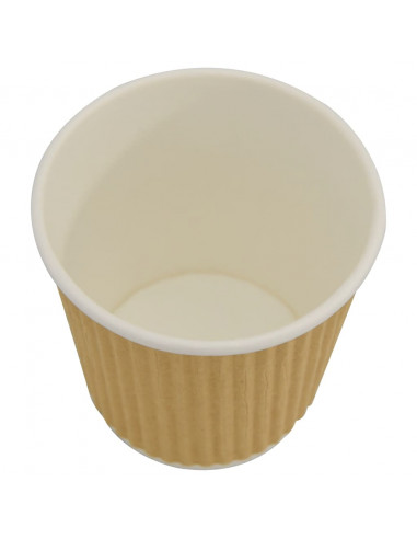 Bicchieri da Caffè in Carta 1000 pz 4oz 100ml Marrone