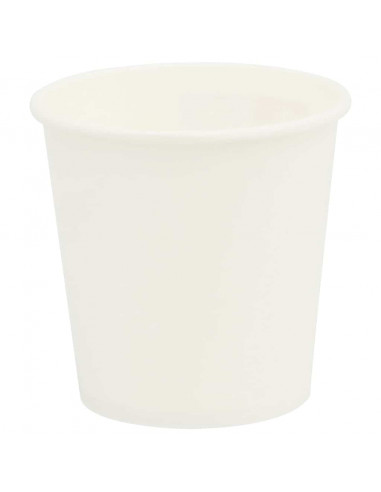 Bicchieri da Caffè in Carta 1000 pz 4oz 100ml Bianco