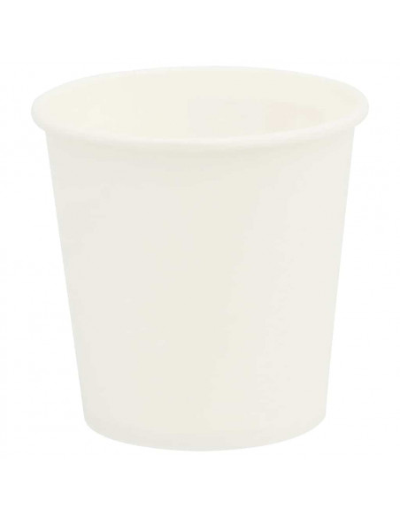 Bicchieri da Caffè in Carta 1000 pz 4oz 100ml Bianco