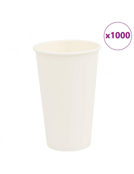 Bicchieri da Caffè in Carta 1000 pz 16oz 400ml Bianco