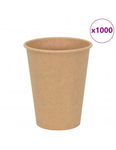 Bicchieri da Caffè in Carta 1000 pz 12oz 300ml Marrone
