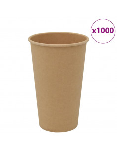 Bicchieri da Caffè in Carta 1000 pz 16oz 400ml Marrone