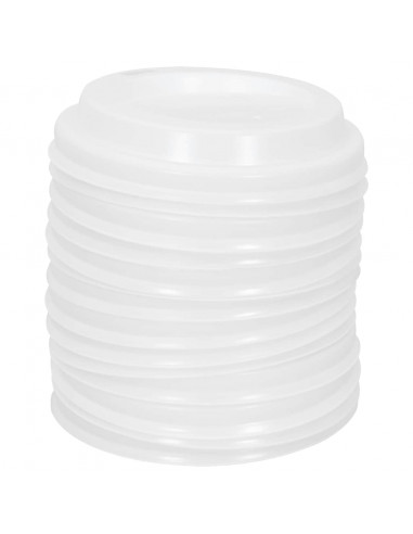 Coperchi Tazze da Caffè Carta Ø60mm 4oz 1000 pz Plastica Bianca