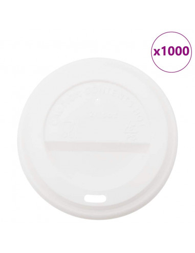 Coperchi Tazze da Caffè Carta Ø90 mm 12oz/16oz 1000 pz Plastica