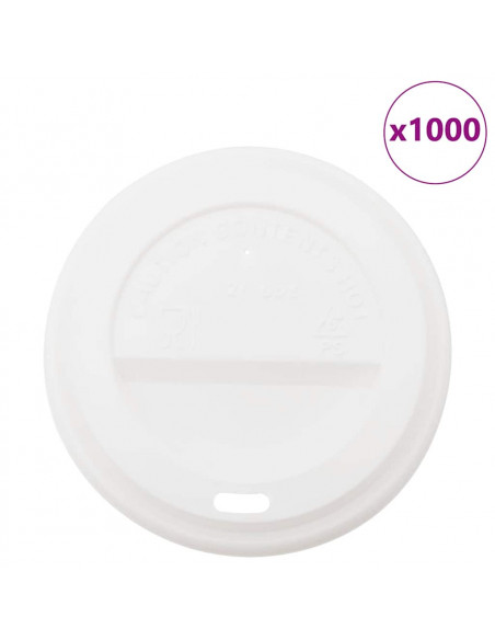 Coperchi Tazze da Caffè Carta Ø90 mm 12oz/16oz 1000 pz Plastica