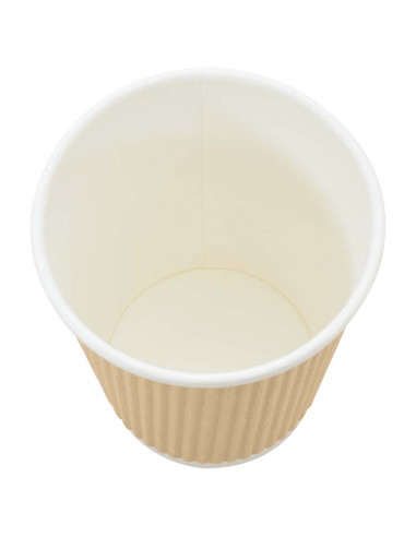 Bicchieri da Caffè in Carta 500 pz 8oz 200ml Marrone