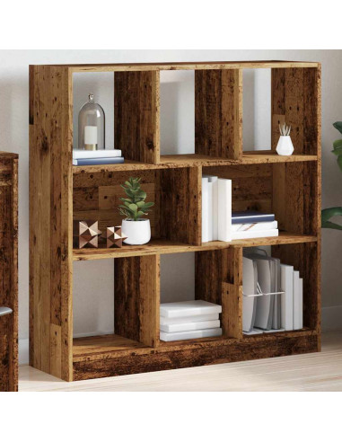 Libreria in Legno Antico 97,5x29,5x100 cm Legno Multistrato