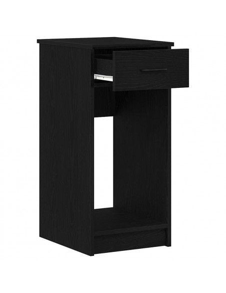 Supporto a Torre per Computer con Cassetto Nero 35x45x77 cm