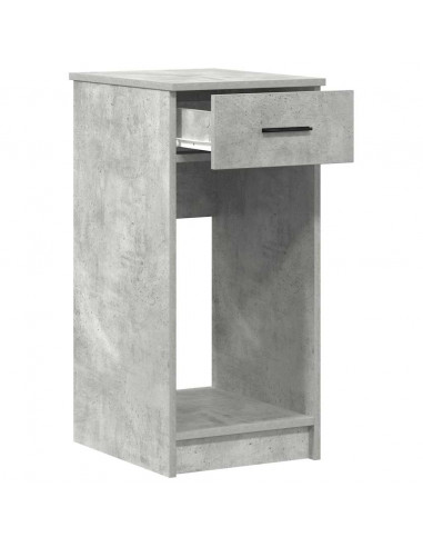 Supporto a Torre per Computer con Cassetto Grigio 35x45x77 cm