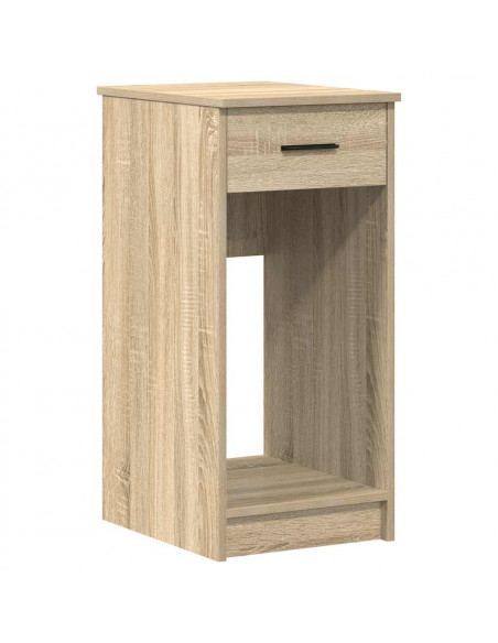 Supporto per Computer a Torre con Cassetto Rovere 35x45x77 cm