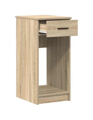 Supporto per Computer a Torre con Cassetto Rovere 35x45x77 cm