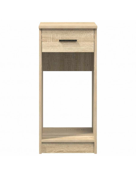 Supporto per Computer a Torre con Cassetto Rovere 35x45x77 cm