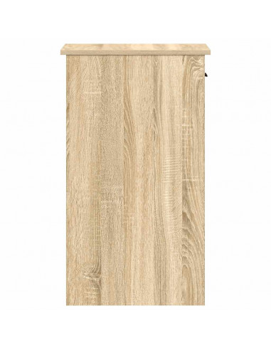 Supporto per Computer a Torre con Cassetto Rovere 35x45x77 cm