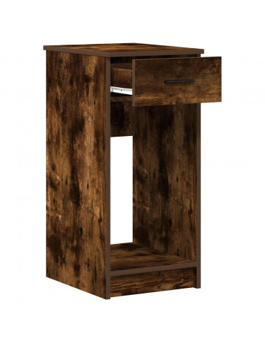 Supporto per Computer a Torre con Cassetto Rovere 35x45x77 cm