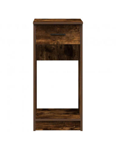 Supporto per Computer a Torre con Cassetto Rovere 35x45x77 cm