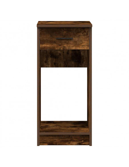 Supporto per Computer a Torre con Cassetto Rovere 35x45x77 cm