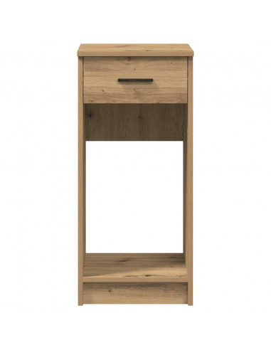 Supporto per Computer a Torre con Cassetto Rovere 35x45x77 cm