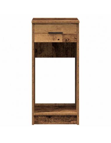 Supporto per Computer a Torre con Cassetto Antico 35x45x77 cm