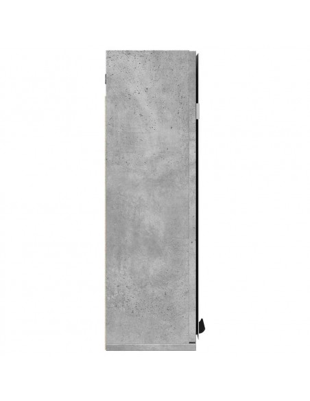 Mobile Bagno con Specchio Grigio Cemento 64x20x66,5 Multistrato