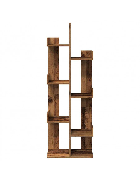 Libreria Legno Antico 48x25,5x140 cm in Legno Multistrato