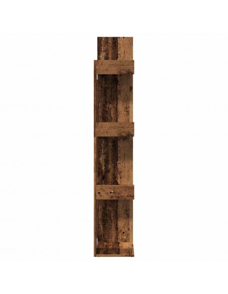 Libreria Legno Antico 48x25,5x140 cm in Legno Multistrato