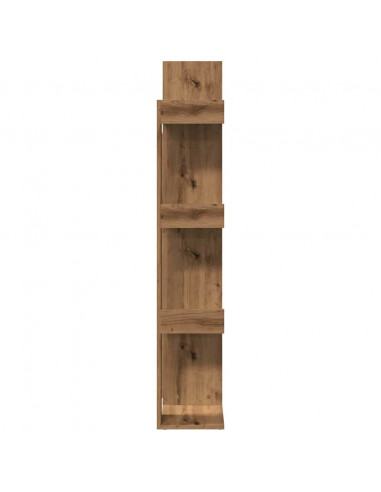 Libreria Rovere Artigianale 48x25,5x140 cm Legno Multistrato