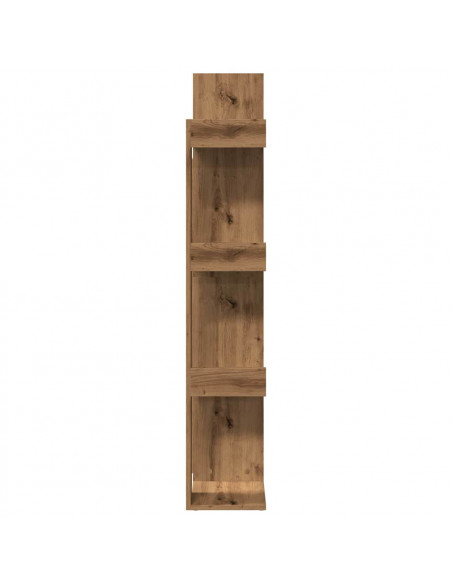Libreria Rovere Artigianale 48x25,5x140 cm Legno Multistrato