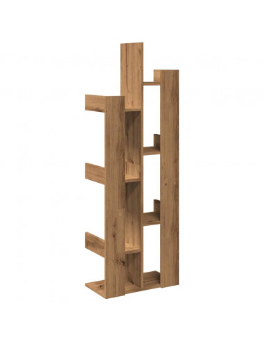 Libreria Rovere Artigianale 48x25,5x140 cm Legno Multistrato