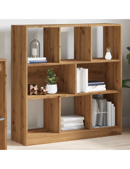 Libreria Rovere Artigianale 97,5x29,5x100 cm Legno Multistrato