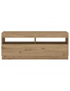 Mobile Porta TV con LED Artigianale 200x35x40 cm Multistrato