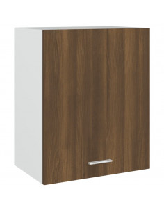 Mobile Pensile Rovere Marrone 50x31x60 cm in Legno Multistrato