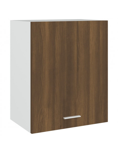 Mobile Pensile Rovere Marrone 50x31x60 cm in Legno Multistrato