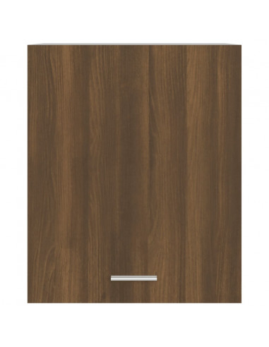 Mobile Pensile Rovere Marrone 50x31x60 cm in Legno Multistrato