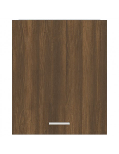 Mobile Pensile Rovere Marrone 50x31x60 cm in Legno Multistrato