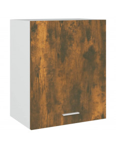 Mobile Pensile Rovere Fumo 50x31x60 cm in Legno Multistrato