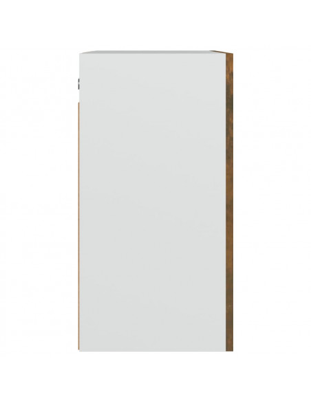 Mobile Pensile Rovere Fumo 50x31x60 cm in Legno Multistrato