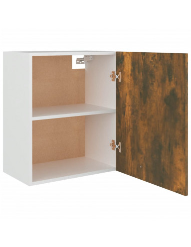 Mobile Pensile Rovere Fumo 50x31x60 cm in Legno Multistrato