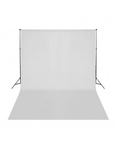 Fondale Fotografico in Cotone Bianco 500x300 cm 2