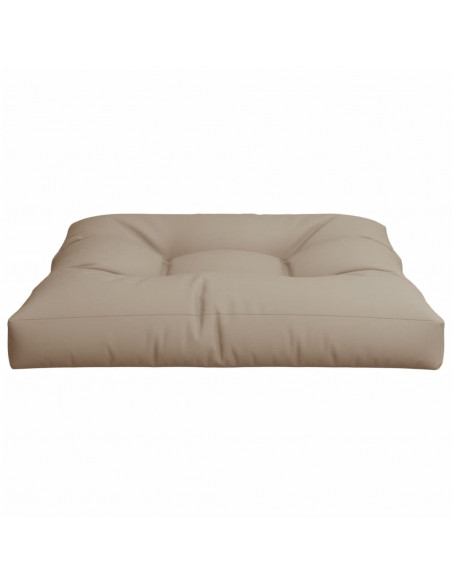 Cuscino per Pallet Tortora 80x80x12 cm in Tessuto