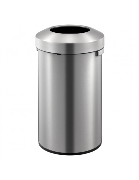 EKO Pattumiera Aperta Urban 90 L Argento Opaco