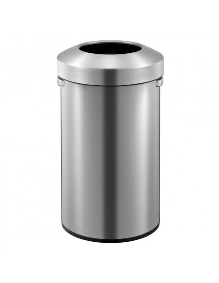 EKO Pattumiera Aperta Urban 90 L Argento Opaco