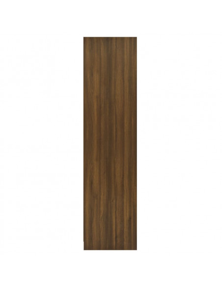 Armadio con Cassetti Rovere Marrone 50x50x200 Legno Multistrato