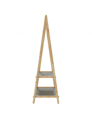 Appendiabiti con Ripiani 96x45,5x150,5 cm in Bambù