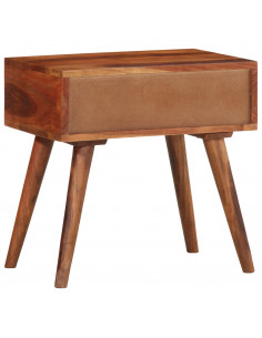 Tavolino 45x30x45 cm in Legno Massello di Acacia