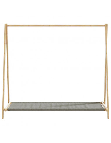 Appendiabiti con Ripiani 106x34x102 cm in Bambù