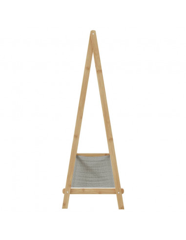 Appendiabiti con Ripiani 106x34x102 cm in Bambù