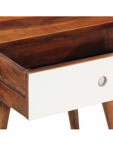 Tavolino 45x30x45 cm in Legno Massello di Acacia