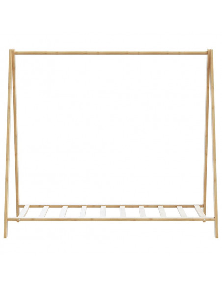 Appendiabiti con Ripiani 106x34x102 cm in Bambù