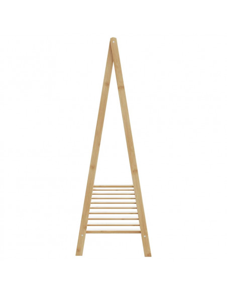 Appendiabiti con Ripiani 106x34x102 cm in Bambù