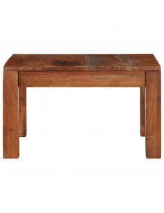 Tavolino da Caffè 60x60x35 cm in Legno Massello di Acacia 2